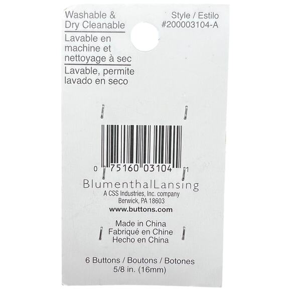 La Mode Faux Tortoiseshell Tan Brown Swirl Buttons 16mm Washable - Picture 3 of 3